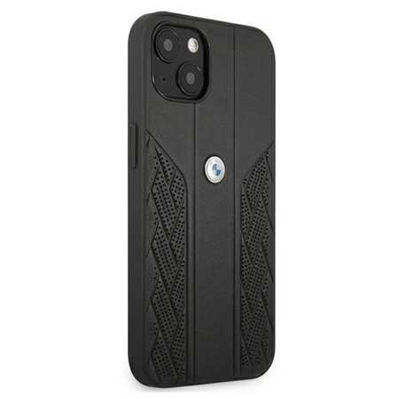 BMW Leather Curve Perforate HC - Etui iPhone 13 (noir)