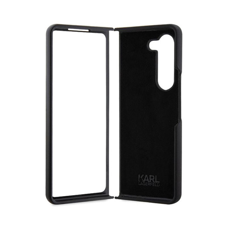 Karl Lagerfeld Silikon Ikonik - Samsung Z Fold 5 Hülle (schwarz)