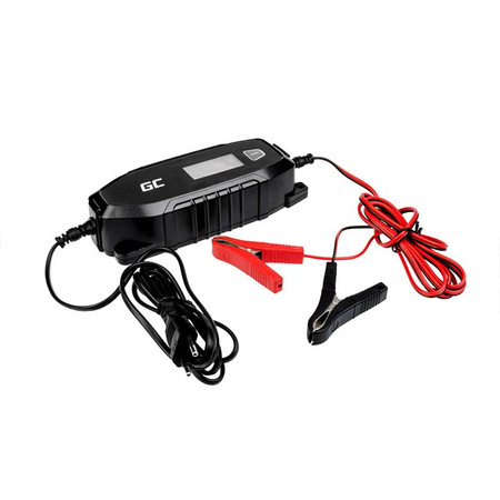 Prostownik do Akumulatorów 6V/12V 4A Ładowarka z Funkcją Diagnostyki Green Cell