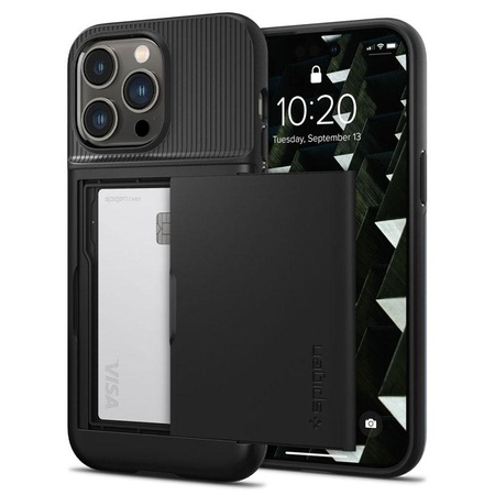 Spigen Slim Armor CS - tok iPhone 14 Pro Max készülékhez (fekete)
