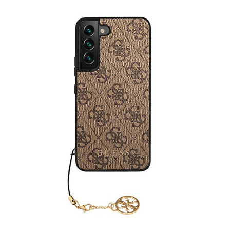 Guess 4G Charms Collection - Hülle für Samsung Galaxy S23 (Braun)