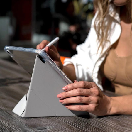 STM OPP - Étui pour iPad Air 13" M3 (2025) / M2 (2024) (gris)