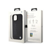 BMW Leather Hot Stamp MagSafe - Etui iPhone 15 (Czarny)