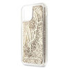 Karl Lagerfeld Signature Glitter Case - pouzdro pro iPhone 11 Pro (zlaté)