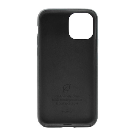PURO Green Compostable Eco-friendly Cover - Coque écologique pour iPhone 12 / iPhone 12 Pro (noir)