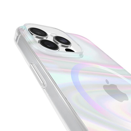 Etui Case-Mate Soap Bubble MagSafe do iPhone 16 Pro Max – Efekt Tęczowej Poświaty