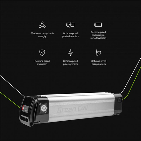 Green Cell - Bateria 10.4Ah (374Wh) do roweru elektrycznego E-Bike 36V