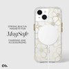 Case-Mate Floral Gems MagSafe - iPhone 15 Plus Tasche (Gold)