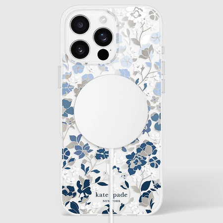 Kate Spade New York Protective Gems MagSafe - Pouzdro pro iPhone 16 Pro Max (Flowerbed Blue)