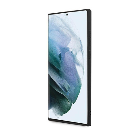 Guess 4G Big Metal Logo - Case for Samsung Galaxy S23 Ultra (Brown)