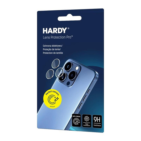 3mk HARDY Lens Protection Pro - Camera Lens Glass for iPhone 17 Pro / iPhone 17 Pro Max (Transparent)