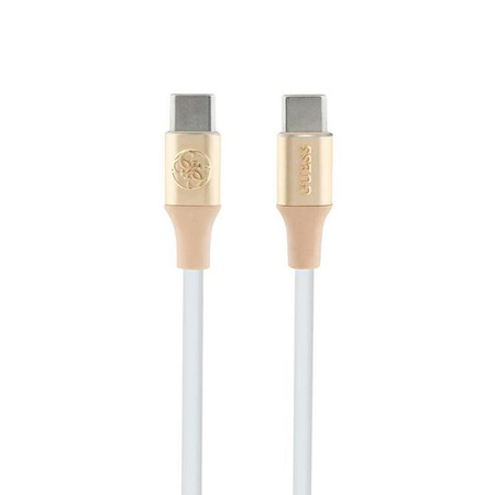 Guess Ebossed Logo - USB-C USB-C gyors töltőkábel 1,5m (arany)