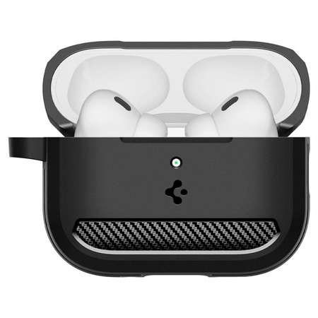 ETUI DO AIRPODS PRO 3 SPIGEN RUGGED ARMOR ORYGINALNE CZARNE NA SŁUCHAWKI