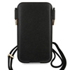 Guess Saffiano Pouch - L max 6,7" Handytasche (schwarz)