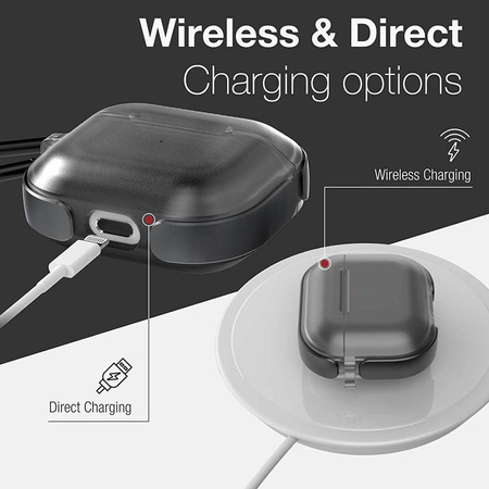 X-Doria Raptic Air - AirPods 3 Tasche mit Karabiner (Silber)