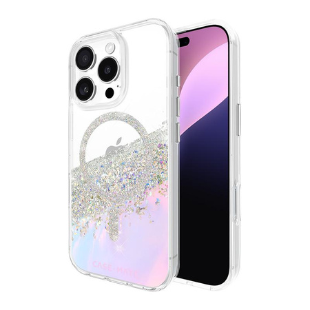 Pouzdro Karat MagSafe - iPhone 16 Pro (holografická mýdlová bublina)