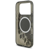 Guess IML Flowers Electro Pearl Strap MagSafe - Pouzdro iPhone 17 Pro (černý)
