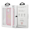 Guess Glitter 4G Big Logo - iPhone 13 mini Tasche (rosa)