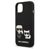 Karl Lagerfeld Slilicone Karl & Choupette Magsafe - iPhone 13 Tasche (schwarz)