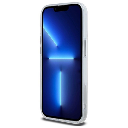 Karl Lagerfeld IML fém Choupette Head MagSafe - iPhone 13 Pro tok (fehér)