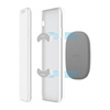 Moshi SnapTo Wall Mount - Magnetic Wall Mount (Stone Gray)