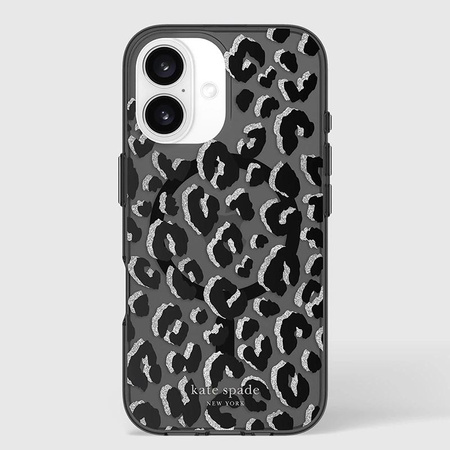 Kate Spade New York Protective MagSafe - iPhone 16 Case (City Leopard)