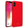 Crong Smooth Skin - Coque pour iPhone Xs / X (rouge)