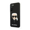 Karl Lagerfeld Silikon Ikonik Karl`s Head - Samsung Galaxy S22+ Tasche (schwarz)
