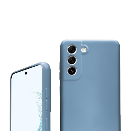 Barevný kryt Crong - pouzdro pro Samsung Galaxy S22+ (modré)