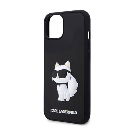 Karl Lagerfeld 3D Rubber NFT Choupette - pouzdro pro iPhone 14 (černé)