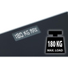 Grundig - Elektronische Personenwaage, Glas, bis zu 180 kg (schwarz)