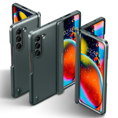 Spigen Slim Armor Pro - tok Samsung Galaxy Z Fold 5 (Abyss zöld)