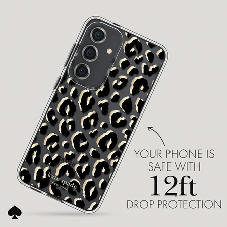 Kate Spade New York Protective Case - Étui Samsung Galaxy S24 (City Leopard)