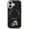 ETUI DO IPHONE 17 do MAGSAFE KARL LAGERFELD ORYGINALNE CZARNE SKÓRZANE