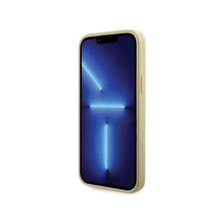 Guess Strass-Dreieck - iPhone 14 Hülle (Gold)