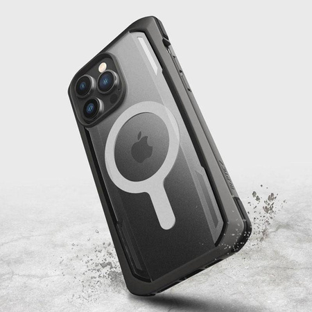 X-Doria Raptic Secure MagSafe - Biodegradable case for iPhone 14 Pro Max (Drop-Tested 4m) (Black)