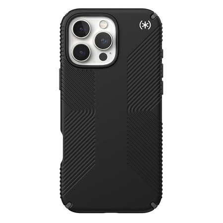 Pouzdro Speck Presidio2 Grip - iPhone 16 Pro Max (černé / břidlicově šedé / bílé)