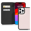 Kate Spade New York Wrap Folio Case - Leather Flip Case for iPhone 15 Pro (Pale Vellum)