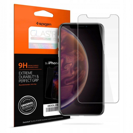 Spigen Glas.TR Slim - Gehärtetes Glas für iPhone 11 / iPhone XR
