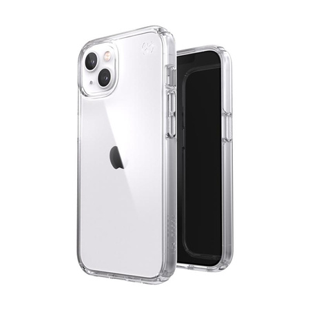 Speck Presidio Perfect-Clear - pouzdro pro iPhone 13 s povrchovou úpravou MICROBAN (čiré)