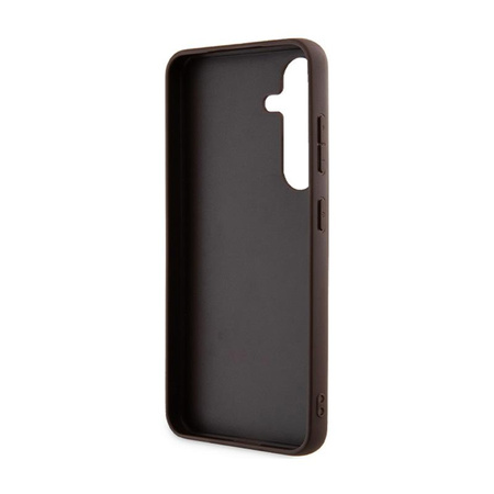 Guess 4G Dreieck Metall Logo - Samsung Galaxy S24 Tasche (weiß)
