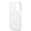 Guess Bundle Pack MagSafe IML Marble - MagSafe iPhone 14 Pro Max tok + töltő készlet (fehér/arany)