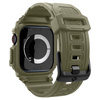 Spigen Rugged Armor Pro - Bracelet avec étui pour Apple Watch 10 46 mm (Vintage Khaki)