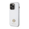Guess 4G Strass Metal Logo - iPhone 15 Pro Case (silver)