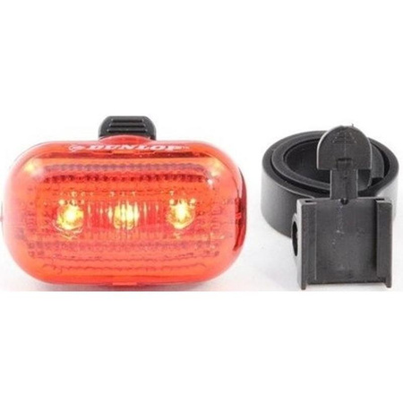 Dunlop - Set of LED bicycle lights front and rear