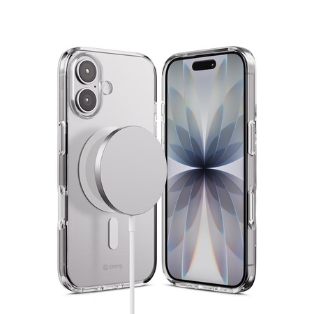 TRANSPARENT MAGSAFE ETUI FOR IPHONE 17 Crong FREE MAGNETIC CASE