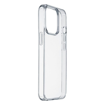 Cellularline Clear Strong - Étui pour iPhone 15 Pro avec protection antimicrobienne (transparent)