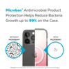 Speck Presidio Perfect-Clear + Ombre + MagSafe - iPhone 15 Plus / 14 Plus Tasche mit MICROBAN-Beschichtung (Klar / Vintage Rose Fade)