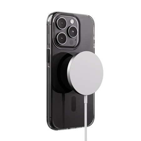 Crong Clear MAG Pro - iPhone 15 Pro MagSafe Case (black)