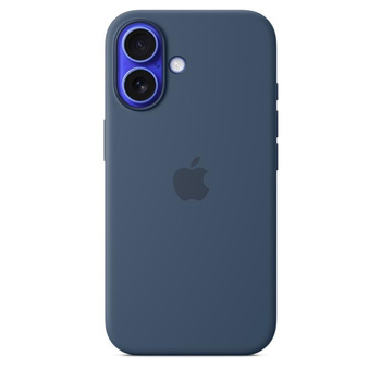 Apple Silicone Case – Silikonové pouzdro s MagSafe pro iPhone 16 (Denim)